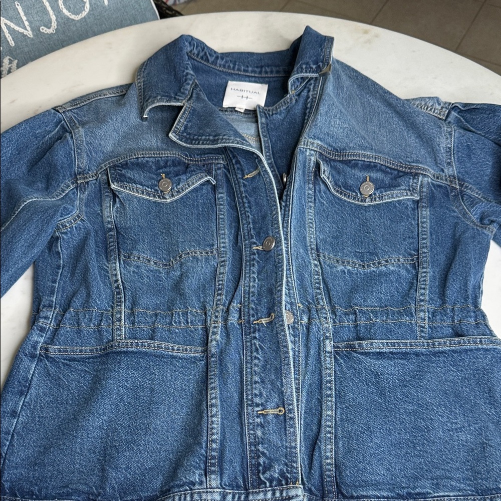 Habitual Blue Denim Jean Jacket new with no tags